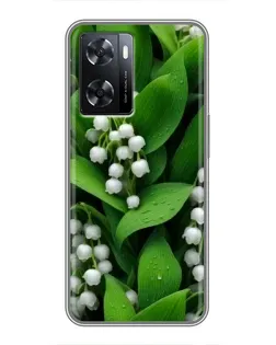 Чехол для OPPO A57s с картинкой «Ландыши в зелени» Чехол для OPPO A57s с картинкой «Ландыши в зелени»