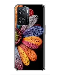 Чехол для OPPO A57s с картинкой «Радужный цветок» Чехол для OPPO A57s с картинкой «Радужный цветок»