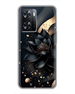 Чехол для OPPO A57s с картинкой «Черный лотос» Чехол для OPPO A57s с картинкой «Черный лотос»