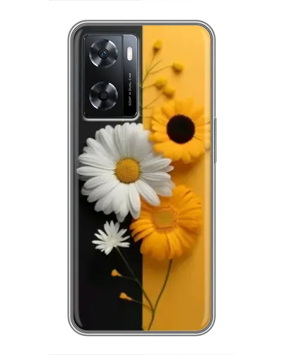 Чехол для OPPO A57s с картинкой «Подсолнух и ромашка» Чехол для OPPO A57s с картинкой «Подсолнух и ромашка»
