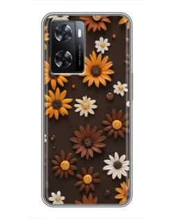 Чехол для OPPO A57s с картинкой «Узор из маленьких подсолнухов» Чехол для OPPO A57s с картинкой «Узор из маленьких подсолнухов»