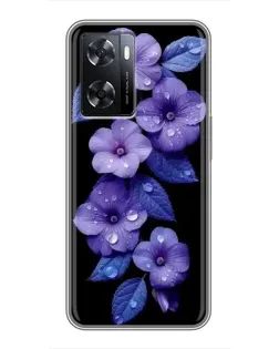 Чохол для OPPO A57s з картинкою «Фіолетові квіти з росою» Чохол для OPPO A57s з картинкою «Фіолетові квіти з росою»