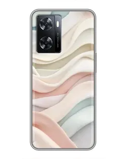 Чехол для OPPO A57s с картинкой «Пастельные нежные волны» Чехол для OPPO A57s с картинкой «Пастельные нежные волны»