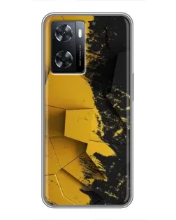 Чехол для OPPO A57s с картинкой «Золотые осколки геометрии» Чехол для OPPO A57s с картинкой «Золотые осколки геометрии»