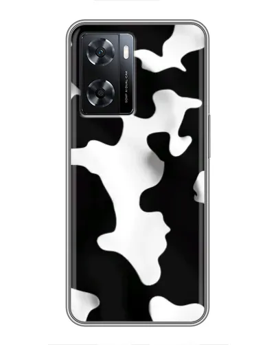 Чехол для OPPO A57s с картинкой «Черно-белое пятно»