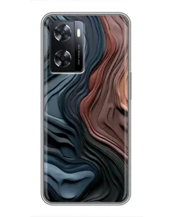 Чехол для OPPO A57s с картинкой «Цветные волны каньона» Чехол для OPPO A57s с картинкой «Цветные волны каньона»