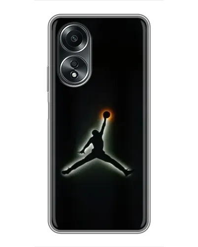 Чехол для OPPO A58 (4G) с картинкой «Jordan Gradient Logo» Чехол для OPPO A58 (4G) с картинкой «Jordan Gradient Logo»