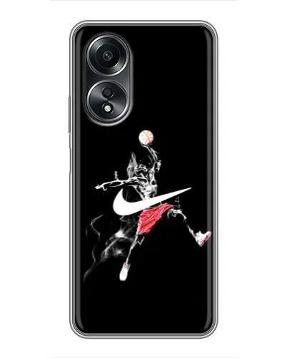 Чехол для OPPO A58 (4G) с картинкой «Jordan Jumpman» Чехол для OPPO A58 (4G) с картинкой «Jordan Jumpman»