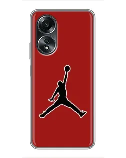 Чохол для OPPO A58 (4G) з картинкою «Jordan Red Back» Чохол для OPPO A58 (4G) з картинкою «Jordan Red Back»