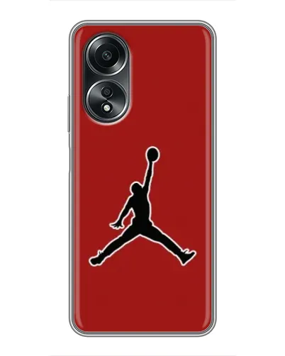 Чехол для OPPO A58 (4G) с картинкой «Jordan Red Back» Чехол для OPPO A58 (4G) с картинкой «Jordan Red Back»