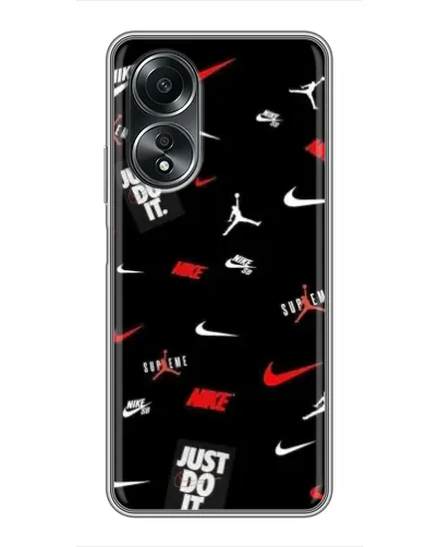 Чехол для OPPO A58 (4G) с картинкой «Nike Mix Pattern» Чехол для OPPO A58 (4G) с картинкой «Nike Mix Pattern»