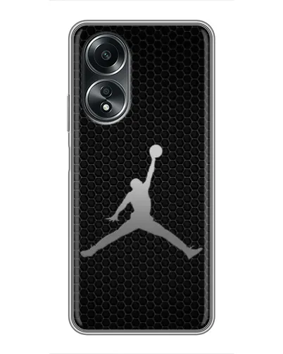 Чехол для OPPO A58 (4G) с картинкой «Jordan Dark Carbon» Чехол для OPPO A58 (4G) с картинкой «Jordan Dark Carbon»