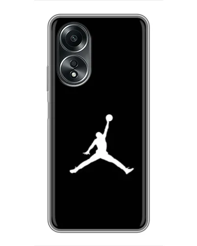 Чехол для OPPO A58 (4G) с картинкой «Jordan Silhouette» Чехол для OPPO A58 (4G) с картинкой «Jordan Silhouette»