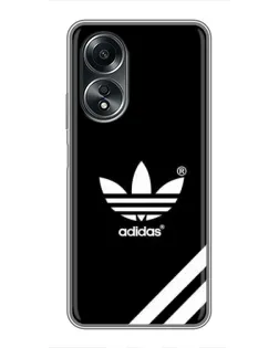Чехол для OPPO A58 (4G) с картинкой «Adidas с диагональными полосами»