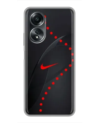 Чехол для OPPO A58 (4G) с картинкой «Абстрактный дизайн Nike» Чехол для OPPO A58 (4G) с картинкой «Абстрактный дизайн Nike»