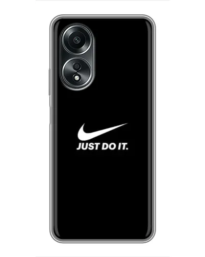 Чехол для OPPO A58 (4G) с картинкой «Минимализм от Nike» Чехол для OPPO A58 (4G) с картинкой «Минимализм от Nike»