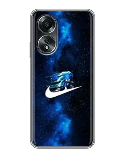 Чехол для OPPO A58 (4G) с картинкой «Звездный путь Nike» Чехол для OPPO A58 (4G) с картинкой «Звездный путь Nike»