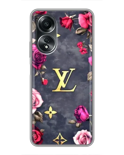 Чехол для OPPO A58 (4G) с картинкой «Цветочный Louis Vuitton» Чехол для OPPO A58 (4G) с картинкой «Цветочный Louis Vuitton»