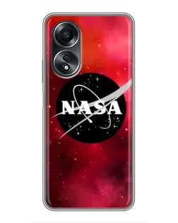 Чехол для OPPO A58 (4G) с картинкой «NASA — красная туманность» Чехол для OPPO A58 (4G) с картинкой «NASA — красная туманность»
