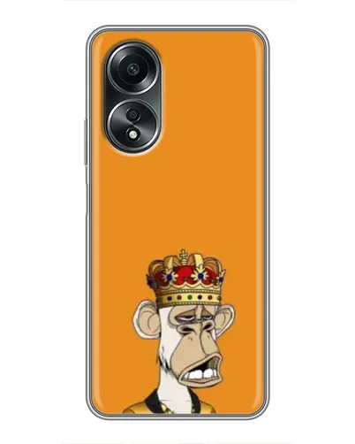Чехол для OPPO A58 (4G) с картинкой «Золотая обезьяна Bored Ape» Чехол для OPPO A58 (4G) с картинкой «Золотая обезьяна Bored Ape»