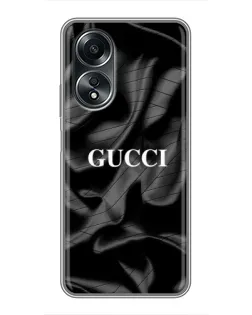 Чохол для OPPO A58 (4G) з картинкою «Gucci — шовкові хвилі»
