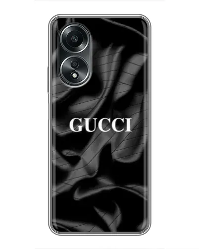 Чехол для OPPO A58 (4G) с картинкой «Gucci — шелковые волны» Чехол для OPPO A58 (4G) с картинкой «Gucci — шелковые волны»