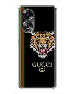 Чохол для OPPO A58 (4G) з картинкою «Тигр Gucci»