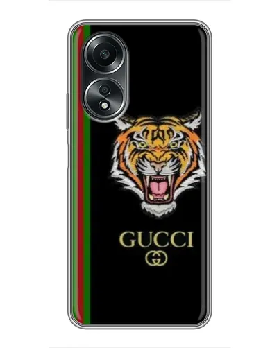 Чехол для OPPO A58 (4G) с картинкой «Тигр Gucci» Чехол для OPPO A58 (4G) с картинкой «Тигр Gucci»