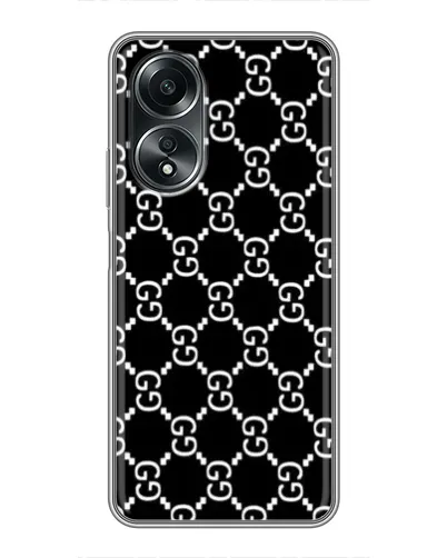 Чехол для OPPO A58 (4G) с картинкой «Gucci — сетчатый паттерн» Чехол для OPPO A58 (4G) с картинкой «Gucci — сетчатый паттерн»