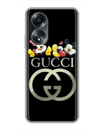 Чехол для OPPO A58 (4G) с картинкой «Gucci — герои Disney» Чехол для OPPO A58 (4G) с картинкой «Gucci — герои Disney»