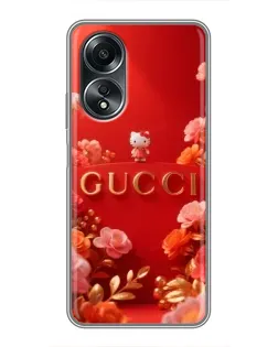 Чохол для OPPO A58 (4G) з картинкою «Gucci — золотий сад»