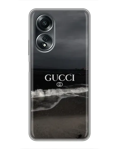 Чехол для OPPO A58 (4G) с картинкой «Gucci — морской прибой» Чехол для OPPO A58 (4G) с картинкой «Gucci — морской прибой»