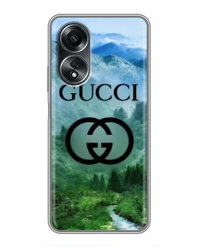 Чехол для OPPO A58 (4G) с картинкой «Gucci — горный пейзаж» Чехол для OPPO A58 (4G) с картинкой «Gucci — горный пейзаж»