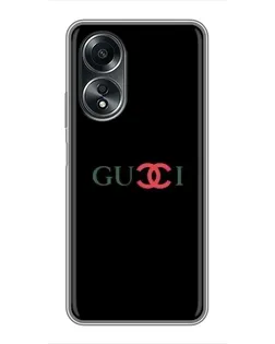 Чохол для OPPO A58 (4G) з картинкою «Gucci — червоний градієнт»
