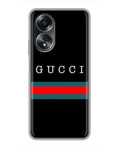 Чехол для OPPO A58 (4G) с картинкой «Gucci — красный пояс» Чехол для OPPO A58 (4G) с картинкой «Gucci — красный пояс»