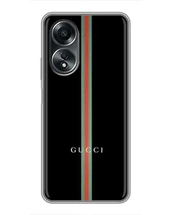 Чохол для OPPO A58 (4G) з картинкою «Gucci — строга лінія»