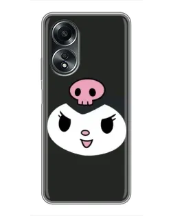 Чехол для OPPO A58 (4G) с картинкой «Большая мордочка Куроми» Чехол для OPPO A58 (4G) с картинкой «Большая мордочка Куроми»