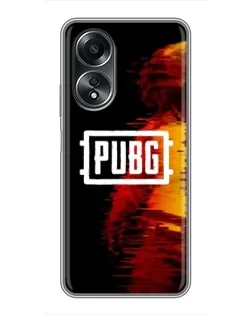 Чехол для OPPO A58 (4G) с картинкой «Яркий логотип PUBG» Чехол для OPPO A58 (4G) с картинкой «Яркий логотип PUBG»