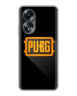 Чехол для OPPO A58 (4G) с картинкой «PUBG — рамка лого» Чехол для OPPO A58 (4G) с картинкой «PUBG — рамка лого»