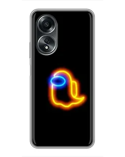 Чехол для OPPO A58 (4G) с картинкой «Among Us неоновое сияние» Чехол для OPPO A58 (4G) с картинкой «Among Us неоновое сияние»