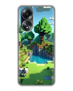 Чехол для OPPO A58 (4G) с картинкой «Minecraft летний день» Чехол для OPPO A58 (4G) с картинкой «Minecraft летний день»