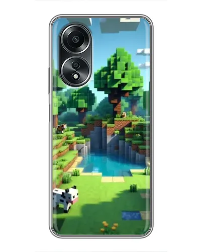 Чехол для OPPO A58 (4G) с картинкой «Minecraft летний день» Чехол для OPPO A58 (4G) с картинкой «Minecraft летний день»