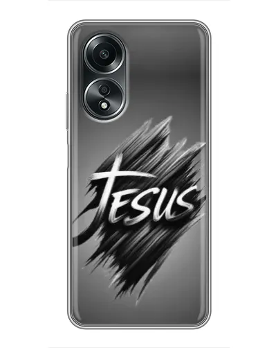 Чехол для OPPO A58 (4G) с картинкой «Надпись Jesus Graffiti» Чехол для OPPO A58 (4G) с картинкой «Надпись Jesus Graffiti»