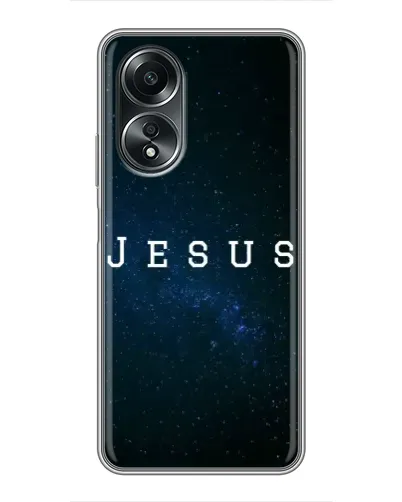 Чехол для OPPO A58 (4G) с картинкой «Звездное небо Jesus» Чехол для OPPO A58 (4G) с картинкой «Звездное небо Jesus»