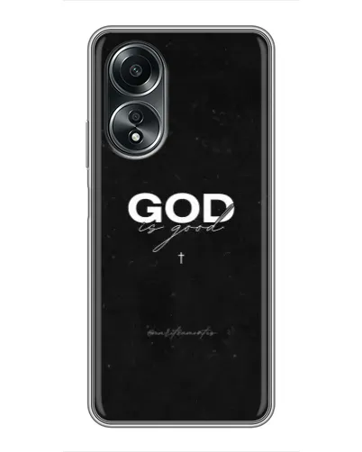 Чехол для OPPO A58 (4G) с картинкой «GOD — Бог над всем» Чехол для OPPO A58 (4G) с картинкой «GOD — Бог над всем»