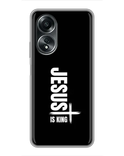 Чехол для OPPO A58 (4G) с картинкой «Вертикаль веры Jesus» Чехол для OPPO A58 (4G) с картинкой «Вертикаль веры Jesus»
