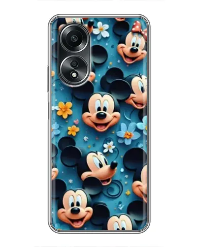 Чехол для OPPO A58 (4G) с картинкой «Паттерн Микки и Минни» Чехол для OPPO A58 (4G) с картинкой «Паттерн Микки и Минни»
