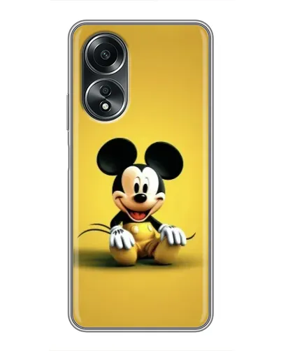 Чехол для OPPO A58 (4G) с картинкой «Микки на желтом» Чехол для OPPO A58 (4G) с картинкой «Микки на желтом»