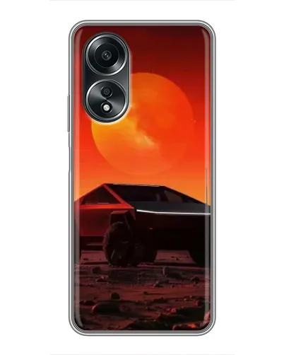 Чехол для OPPO A58 (4G) с картинкой «Cybertruck на Марсе» Чехол для OPPO A58 (4G) с картинкой «Cybertruck на Марсе»