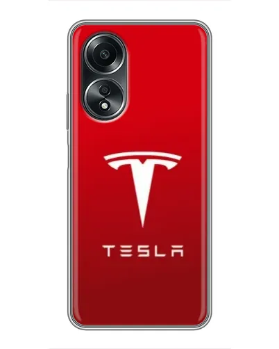 Чехол для OPPO A58 (4G) с картинкой «Tesla Red Classic» Чехол для OPPO A58 (4G) с картинкой «Tesla Red Classic»